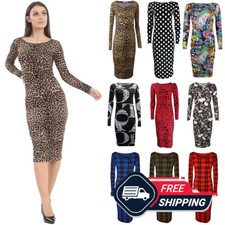 Womens Long Sleeve Printed