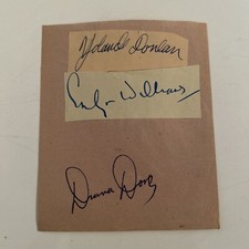 Diana Dors Actress Signed