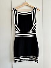 BALMAIN Black and White Dress in Size UK8 / US4 / FR36 / IT40 - RRP £1,550