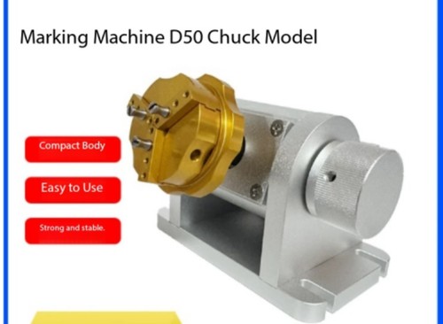 Marking machine chuck rotation - machine,