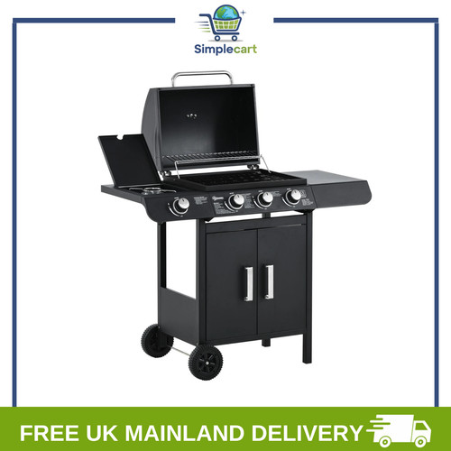 Deluxe gas barbecue grill - deluxe,
