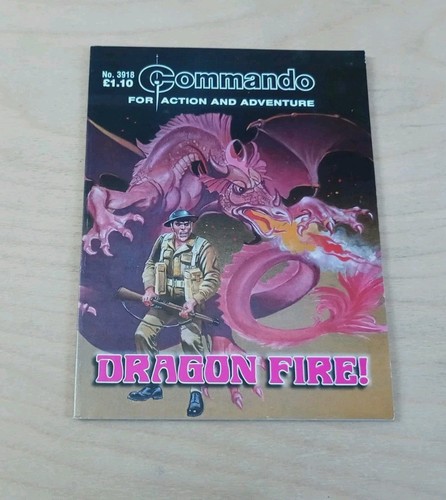 Commando comic dragon fire - comic~dragon,