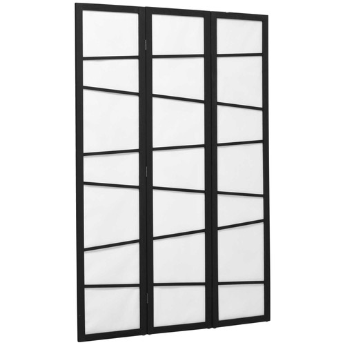 Homcom folding room divider - folding,