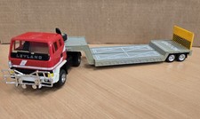 Scalextric C302 Leyland Road Train Truck Red Tested
