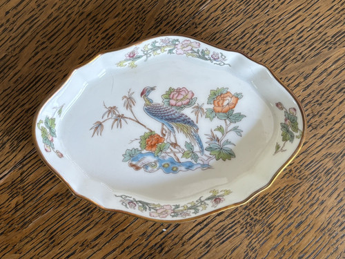 Wedgwood kutani crane trinket - wedgwood,