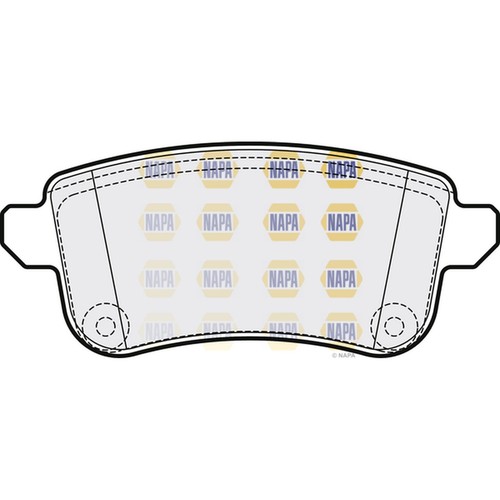 Brake pads set - pads, for