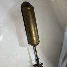 ANTIQUE brass Pyrene fire