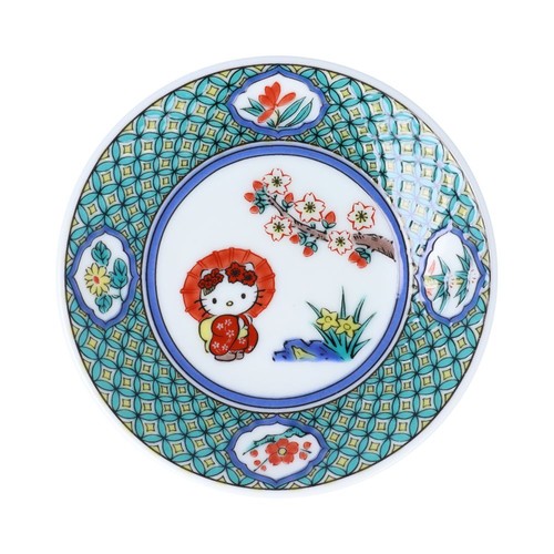 Hello kitty kutani ware 5cm - kutani, 9.5cm