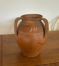 ANTIQUE TERRACOTTA URN  ANTIQUE OILIVE JAR