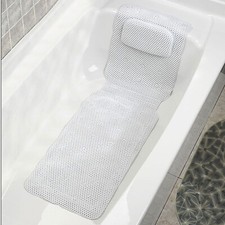 Full Body Bath Pillow Mat Spa Bathtub Pillow Back Neck Support Cushion Comfort