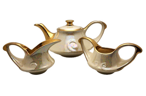 Tea pot creamer - sugar, set