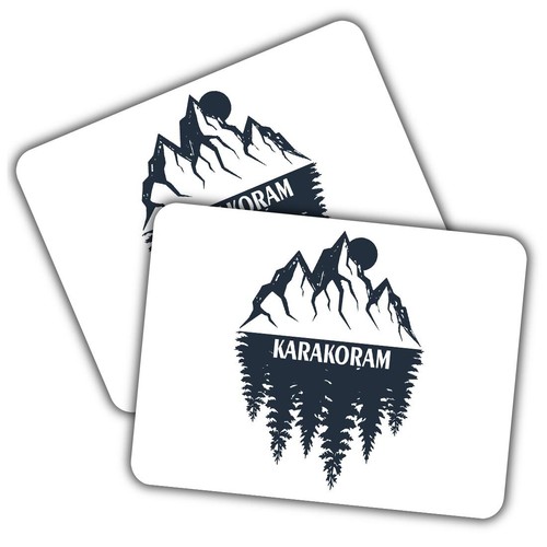 Vinyl sticker karakoram - 2x,