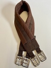 GIRTH BROWN PADDED COTTON