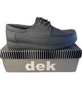 Mens Grey Leather Bowling