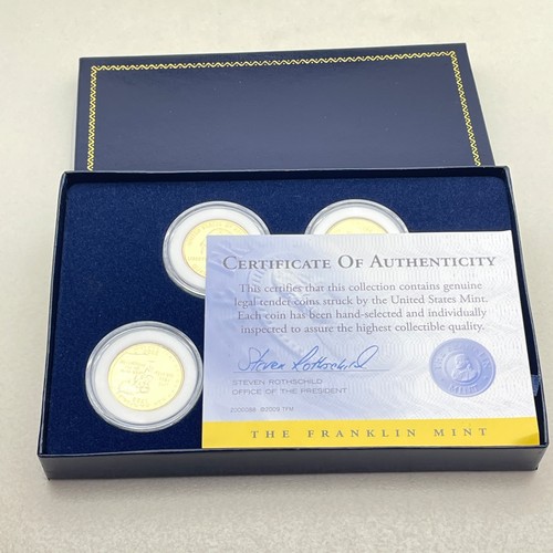 Franklin mint gold plated - franklin, 5