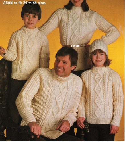 Aran cable knitting - aran,