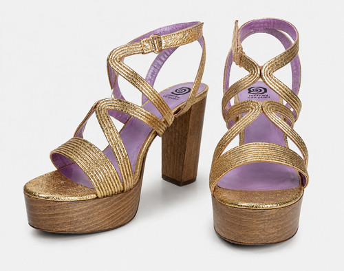 Ursula mascaro gold leather - ursula,