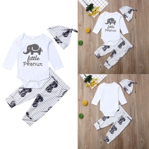 3pcs newborn baby boys - boys, romper