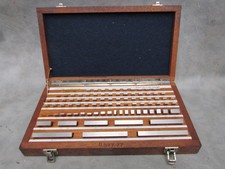 C.E.JOHANSSON SET NO M 3/2-B1 SLIP GAUGES WITH CASE METRIC GRADE 2