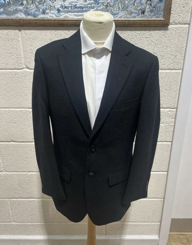 Black herringbone jacket - herringbone, 38l