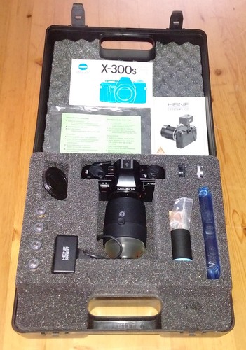 Minolta 300s slr with heine - slr,