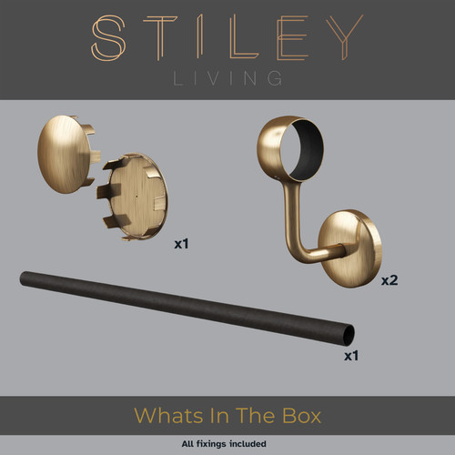 Stiley living dark saddle - stiley,