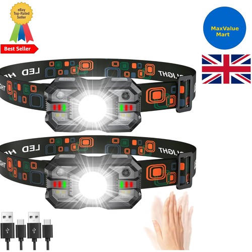 Head torch rechargeable 2 - head,