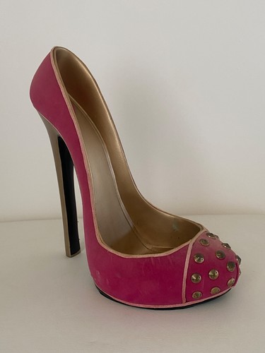 Pink stiletto shoe - pink,