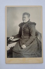 CABINET CARD OF A LADY, BLIND