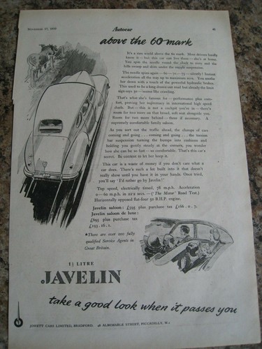 Litre javelin jowett cars - litre,