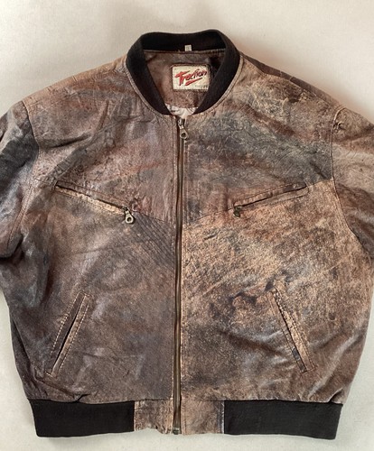 Vintage distressed leather - distressed,