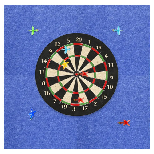 Dartboard wall protector self - dartboard,