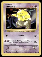 Pokemon Cards Drowzee 49/102