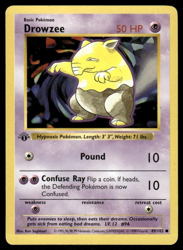 Pokemon cards drowzee - pokemon,