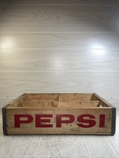 Vintage Pepsi Wood Crate For