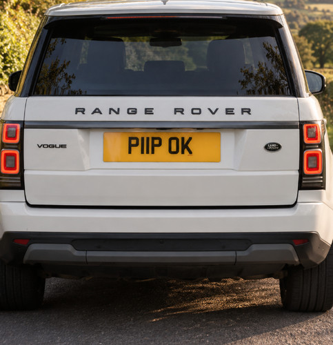 Private number plate - pok),