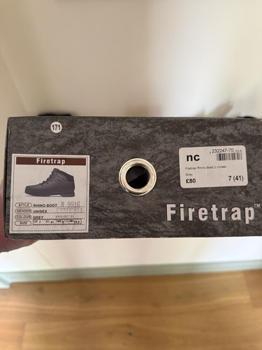 New rhino boot firetrap size - boot,