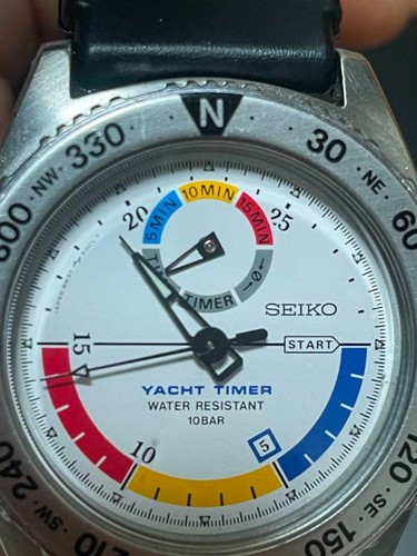 Seiko 8m37 6000 yacht - seiko, timer