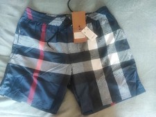 Burberry Check-motif swim shorts L