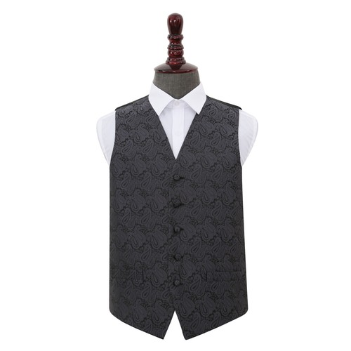 Charcoal grey mens waistcoat - charcoal,