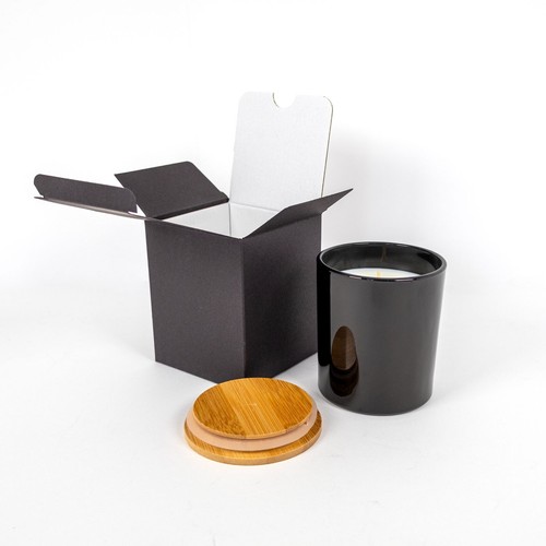 New black glass - new, candle