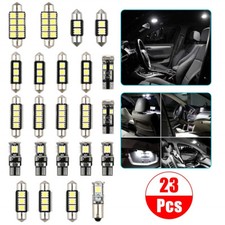 23pcs Car Interior White LED