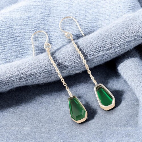 Green emerald gemstone 925 - green,