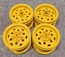 Tamiya Blackfoot Wheels Yellow. 1/10 Rc Monster Truck.