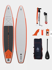 SUP SHARK 11'8 Touring iSUP - White/Orange One Size RRP £519 paddle board
