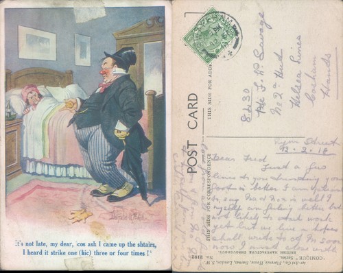 Drunken man returning home