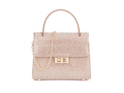 Ladies diamante satin clutch - ladies,