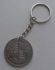 1948 HALF CROWN KEYRING