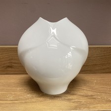 Meissen White Porcelain Vase