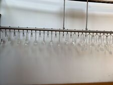 Long Vintage Crystal Drop Chandelier  77”/195cms